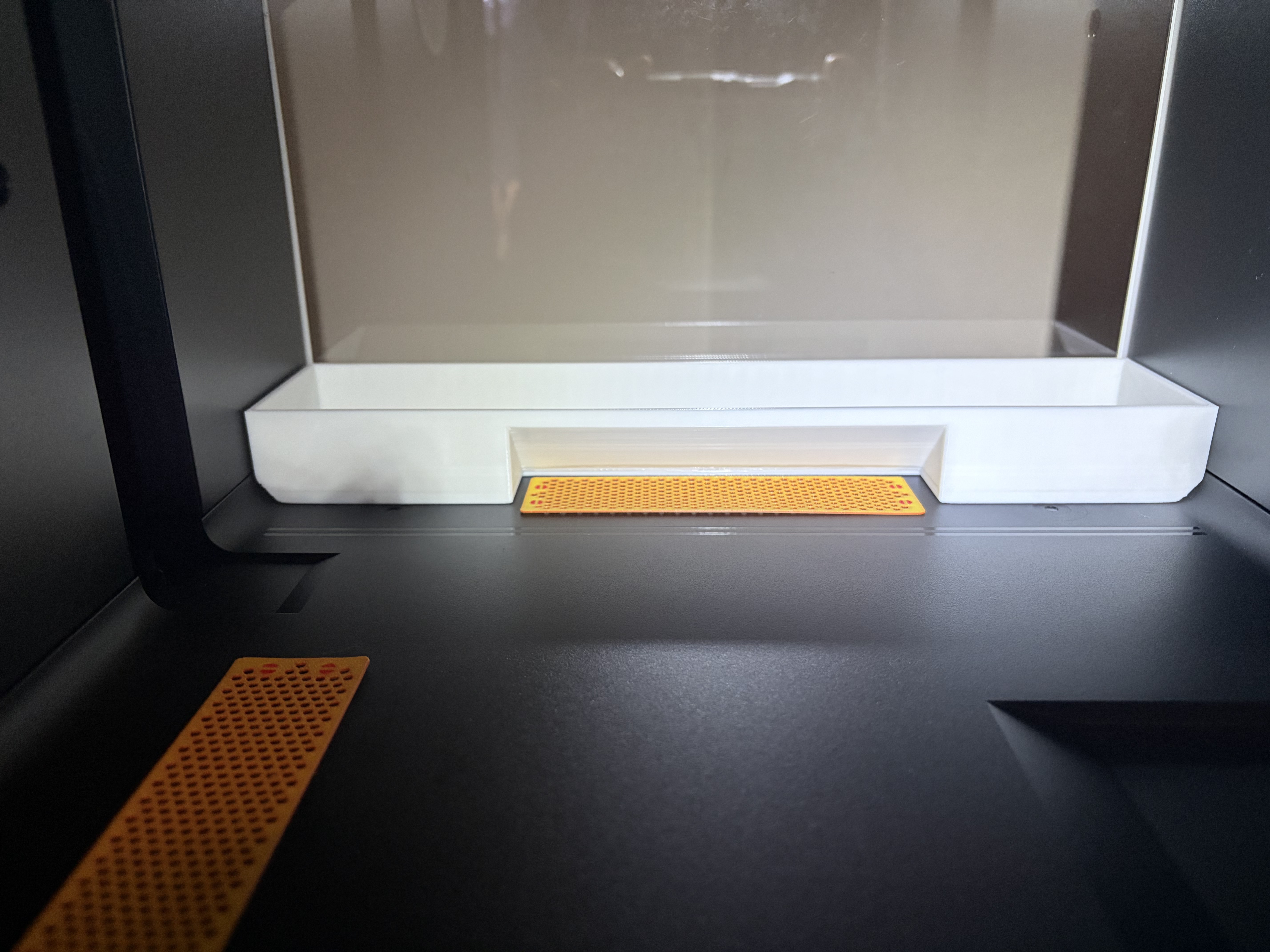 Snapmaker U1 Rear Tray with vent opening