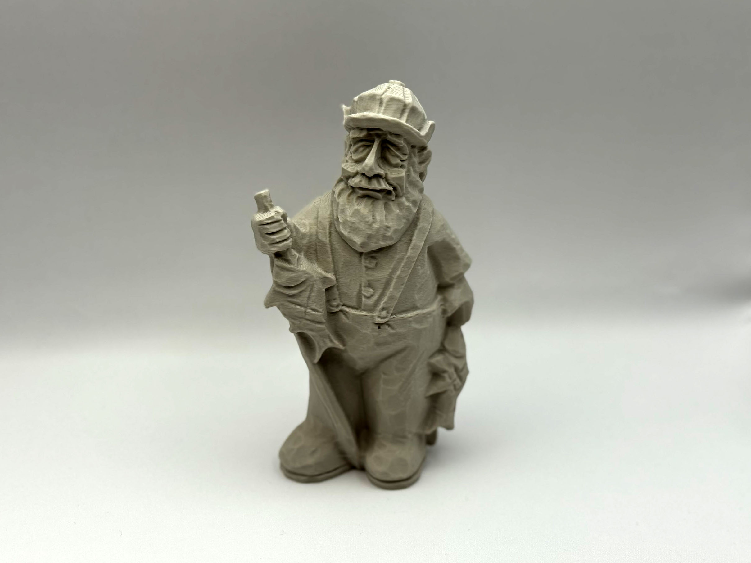 Carved Fisherman Figurine - photo 4