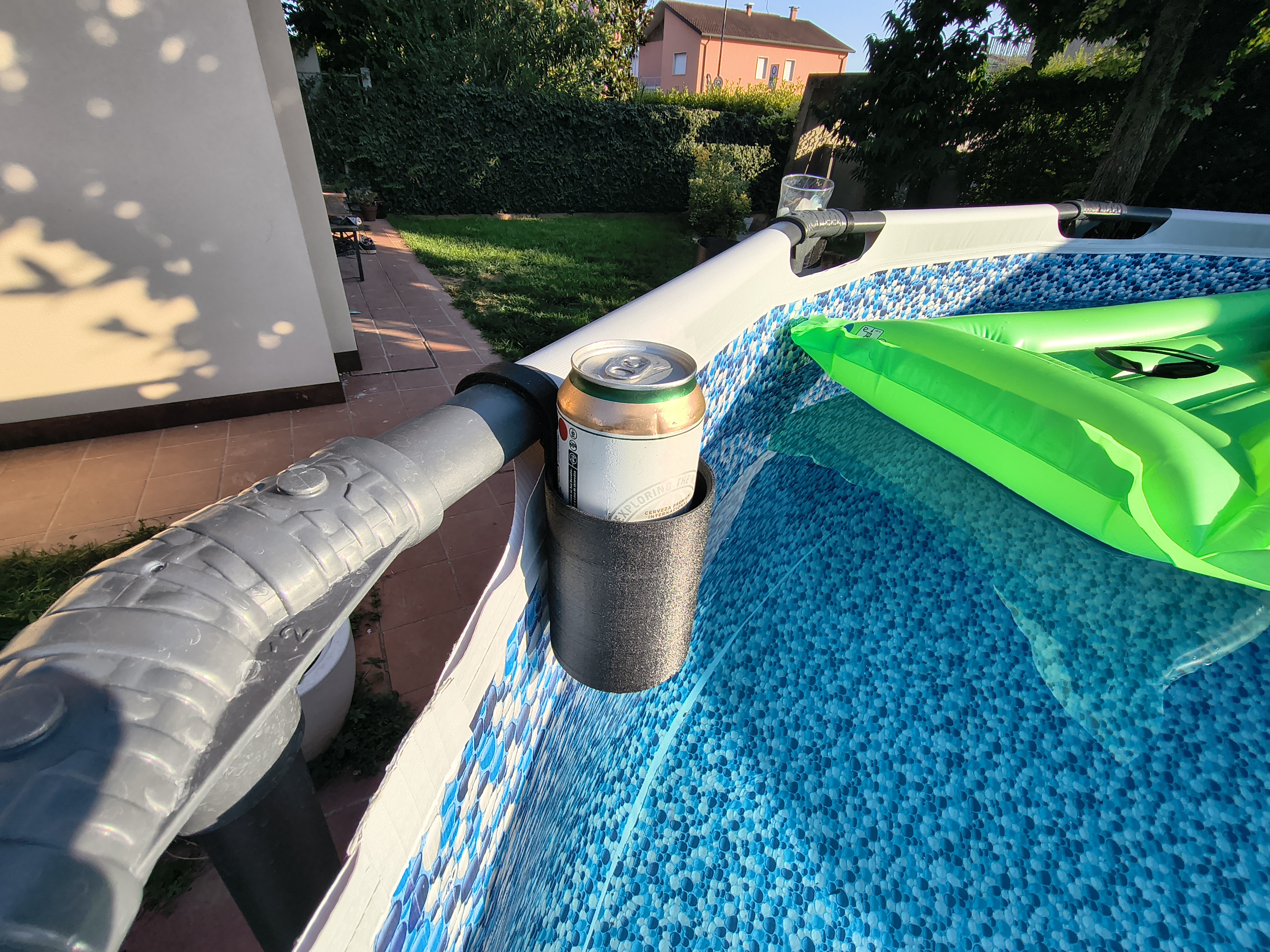 Clip-on Poolside Drink Holder & Organizer (Bestway Oval Rail)