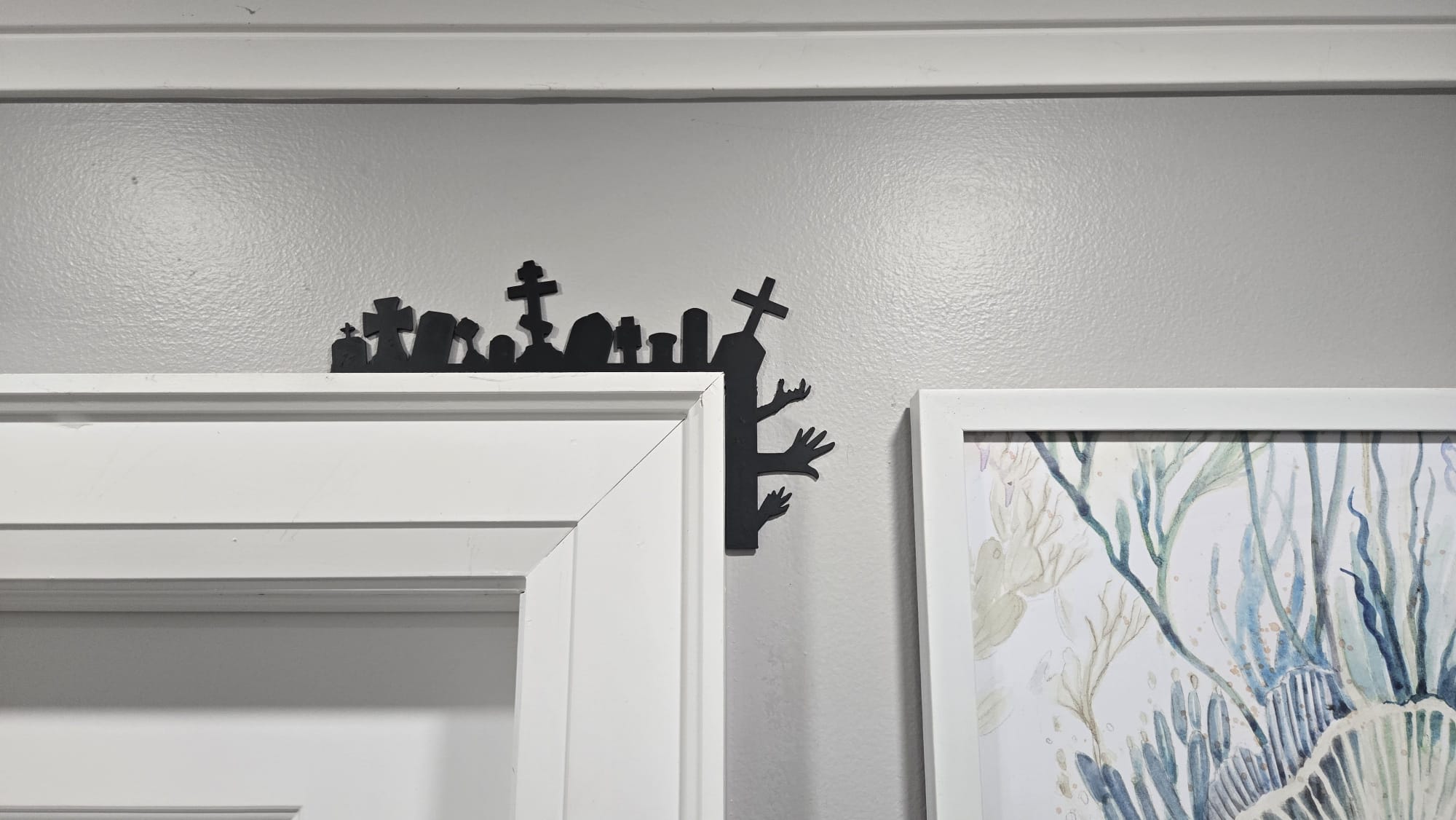 Halloween Tombstones Door Corner - photo 2