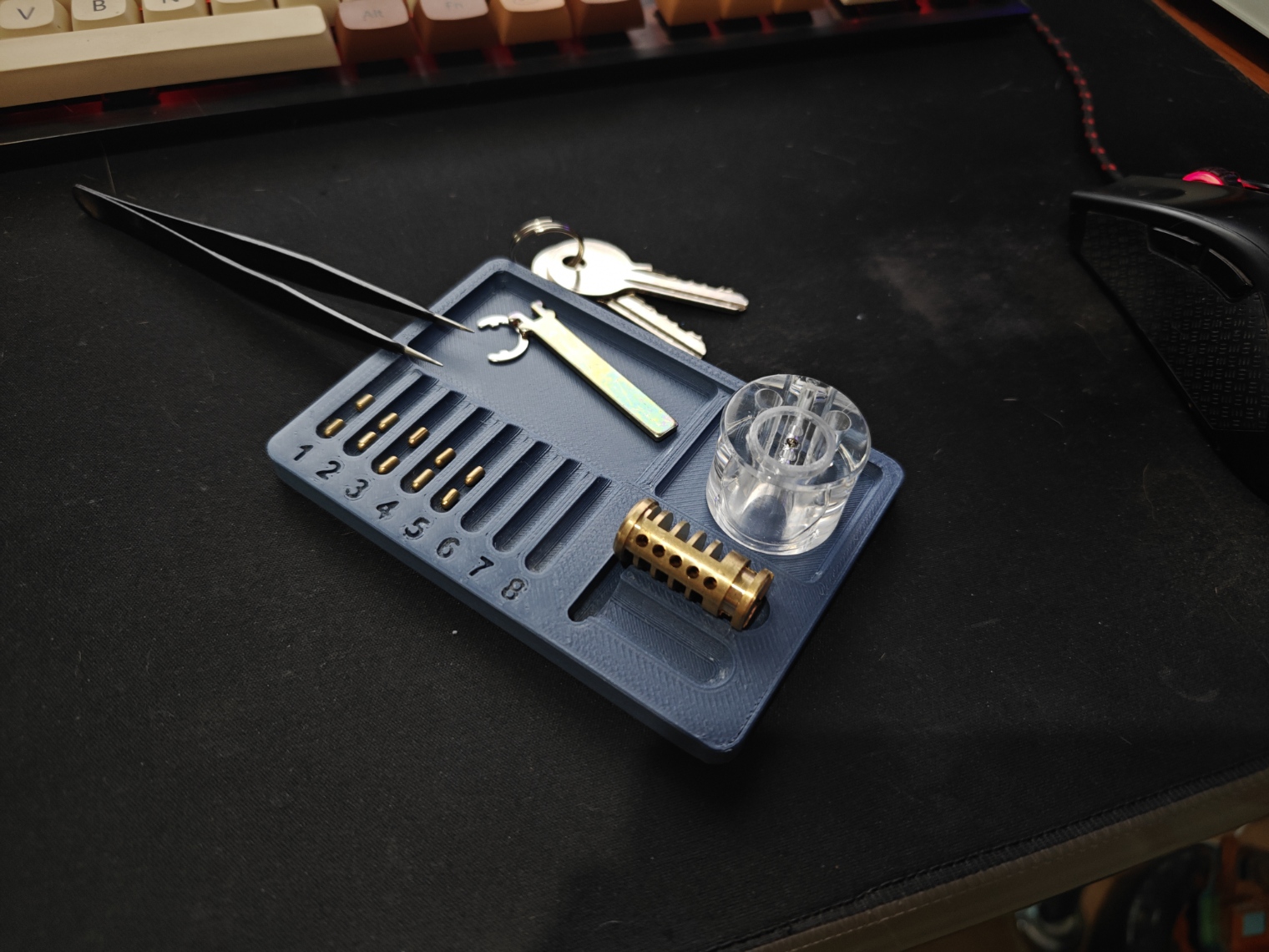 Lock disassembly tray LPL style