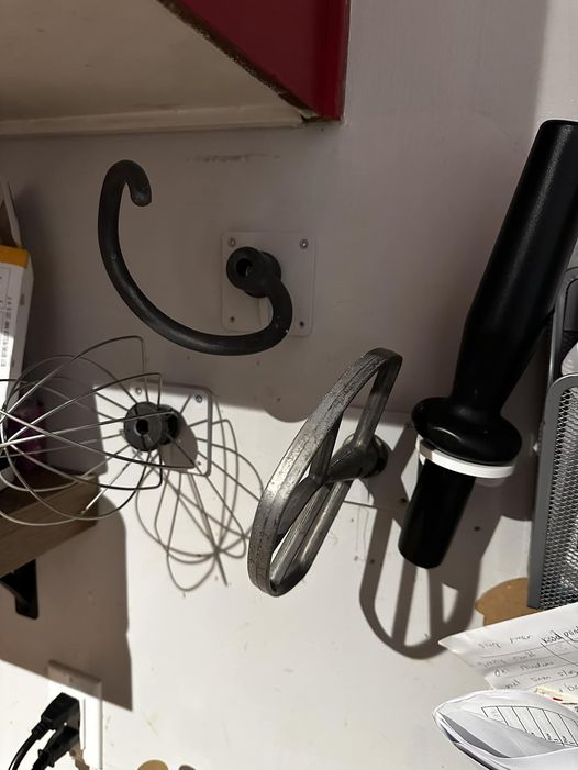 kitchen aid stand mixer tool wall bracket