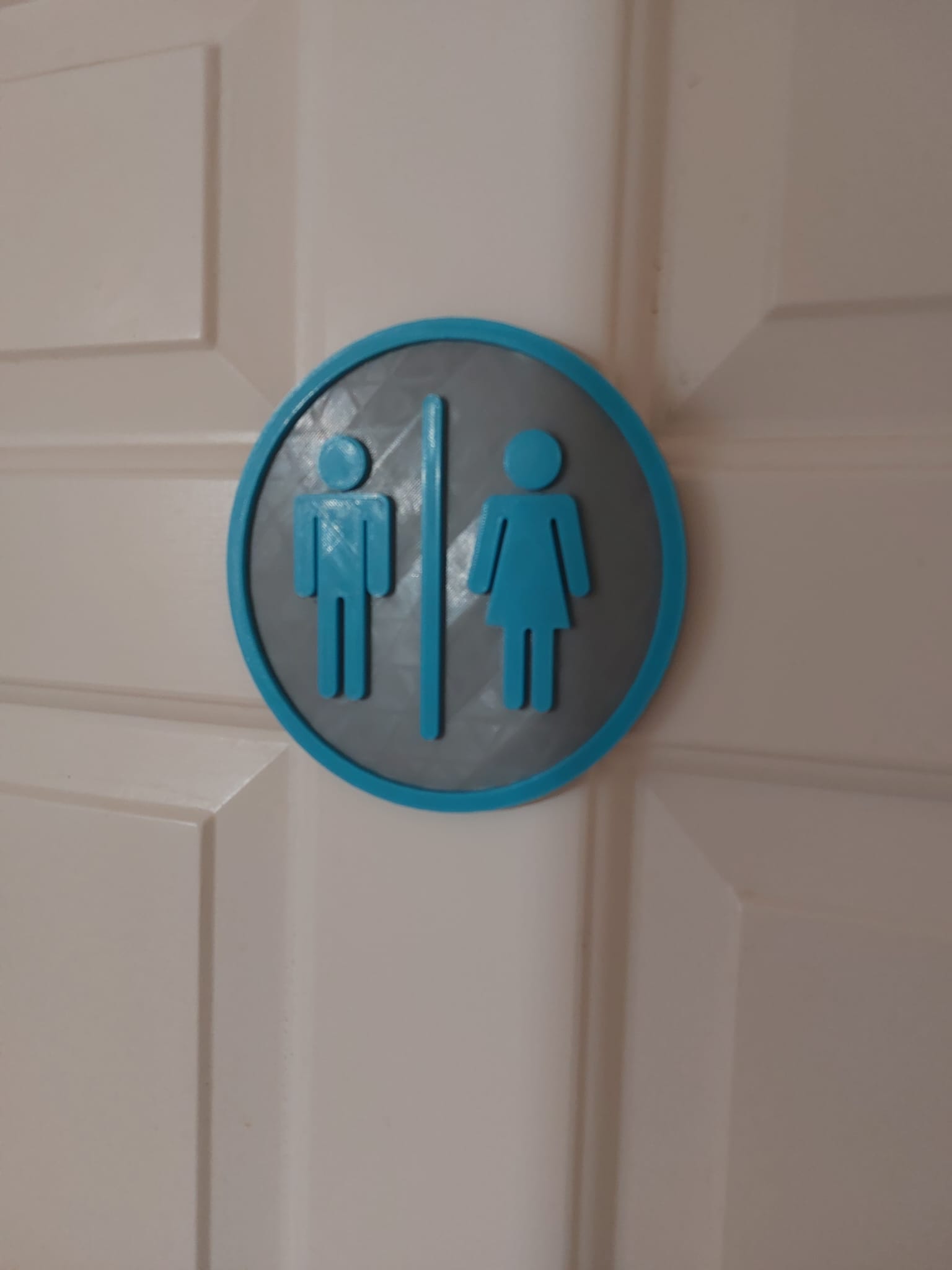 Cool Bathroom / Toilet Door Sign (No AMS) - photo 2