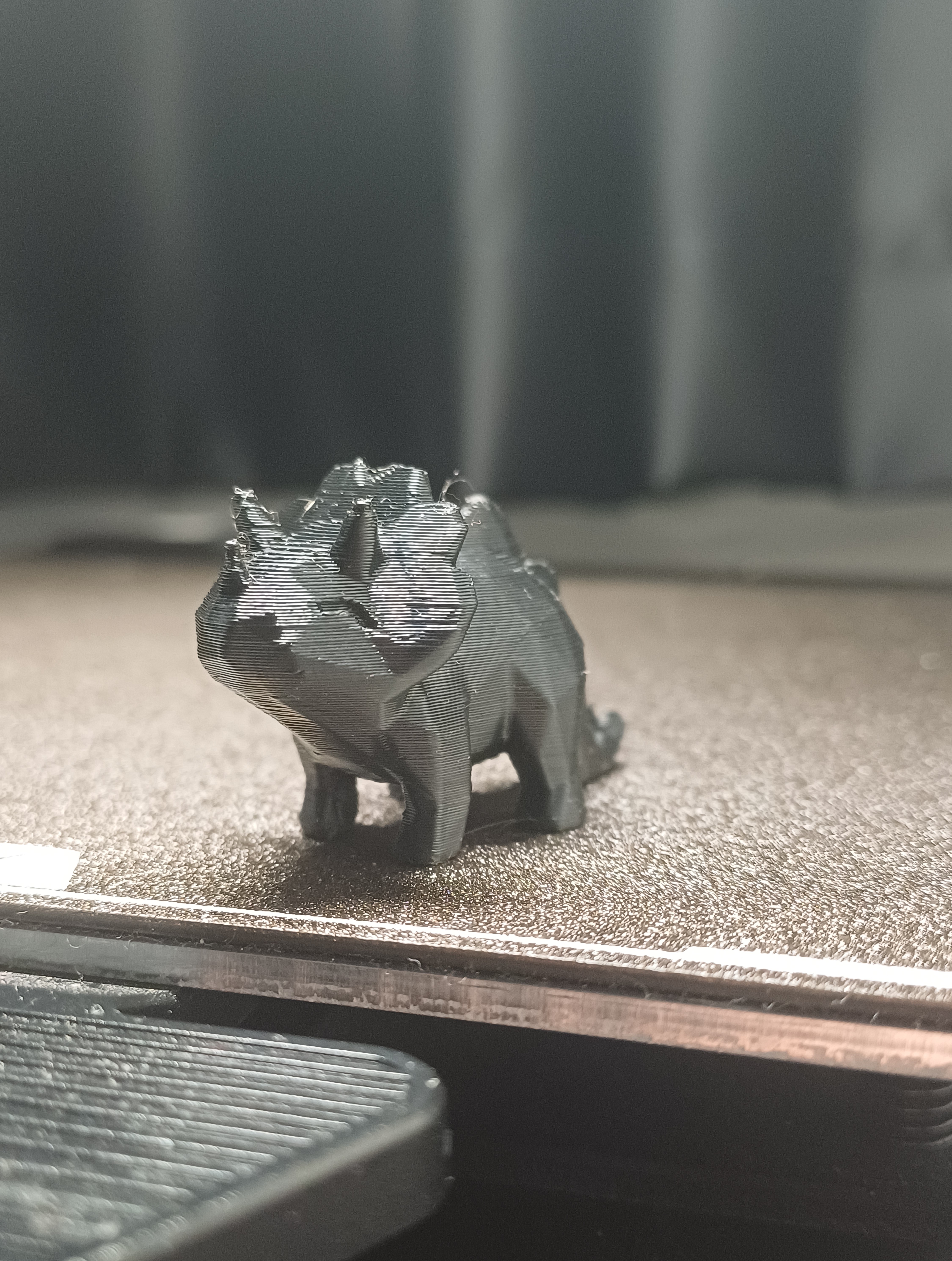 Cute Low-Poly Triceratops Dinosaur Toy - photo 4