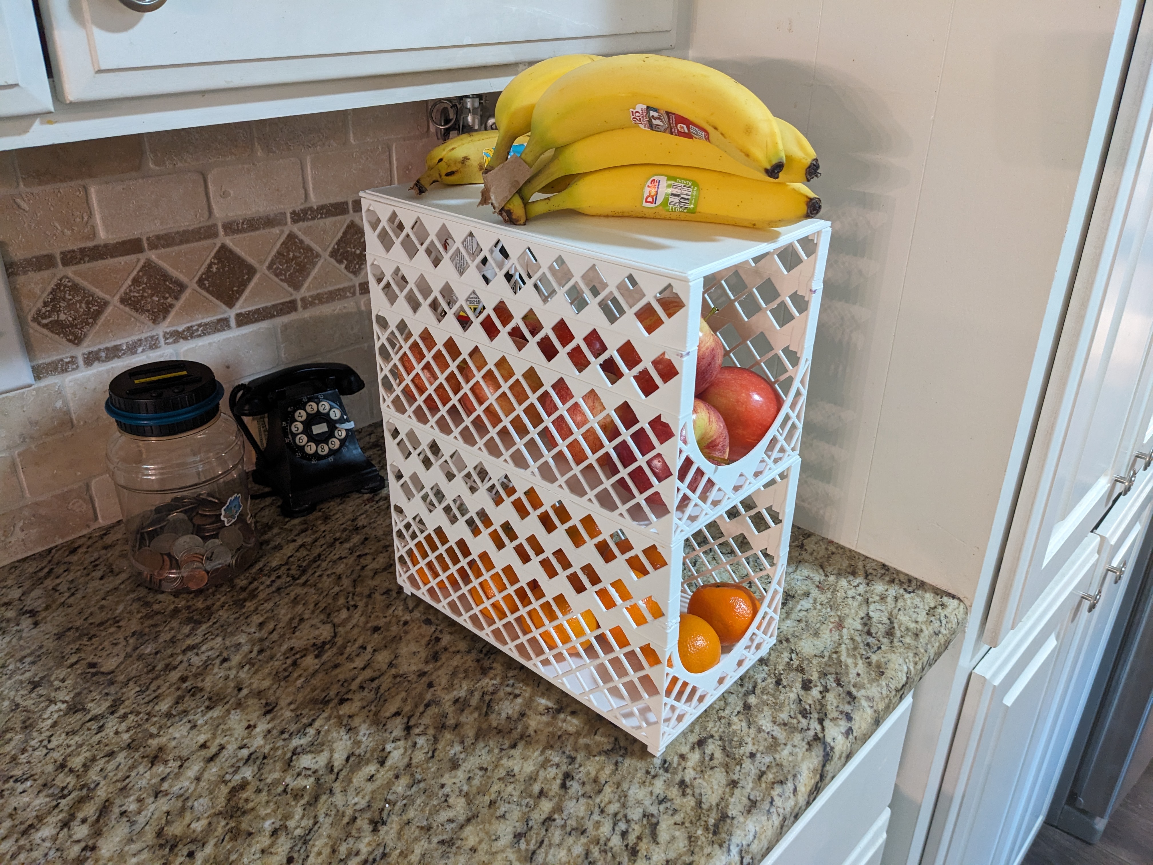 Stackable Kitchen Fruit Bins V2