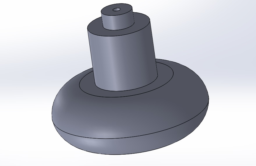 Knob for 3D printers door - photo 3