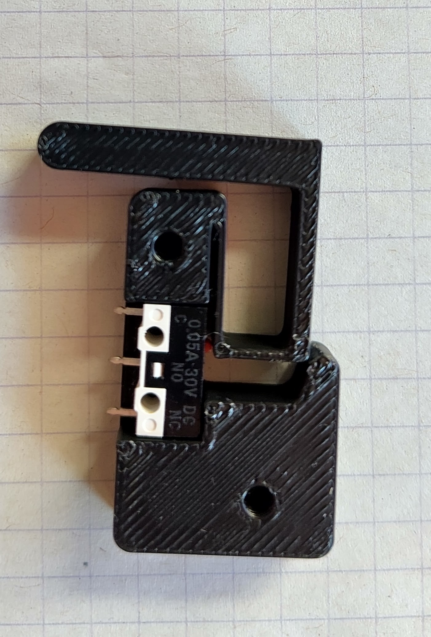 Door swich/macro switch from micro switch (FreeCad) - photo 2