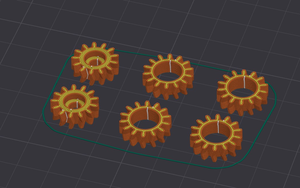 BFI Double helical Gear Mod (Beefy Front Idler) - photo 3