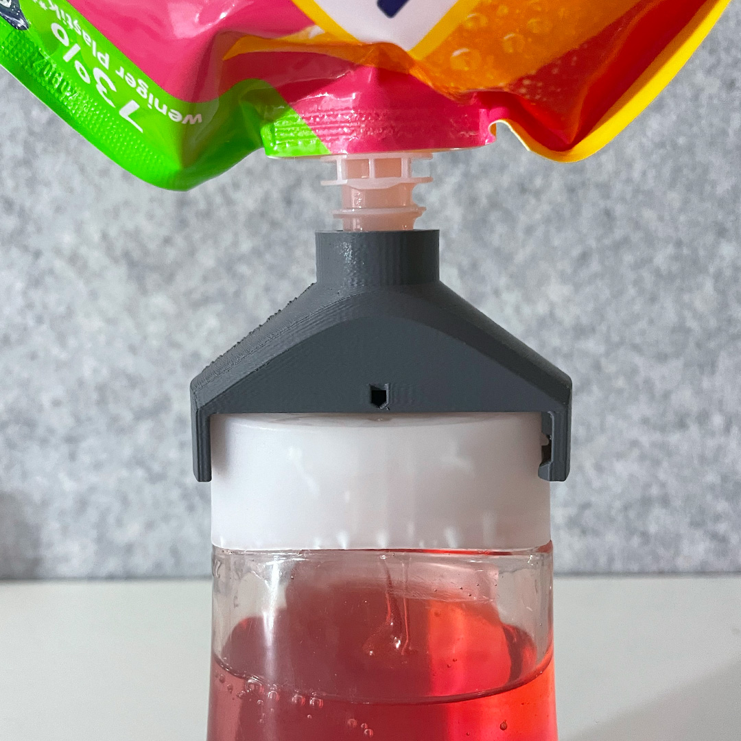 Sagrotan/Dettol NoTouch Refill Adapter – easy twist & refill (no drilling)