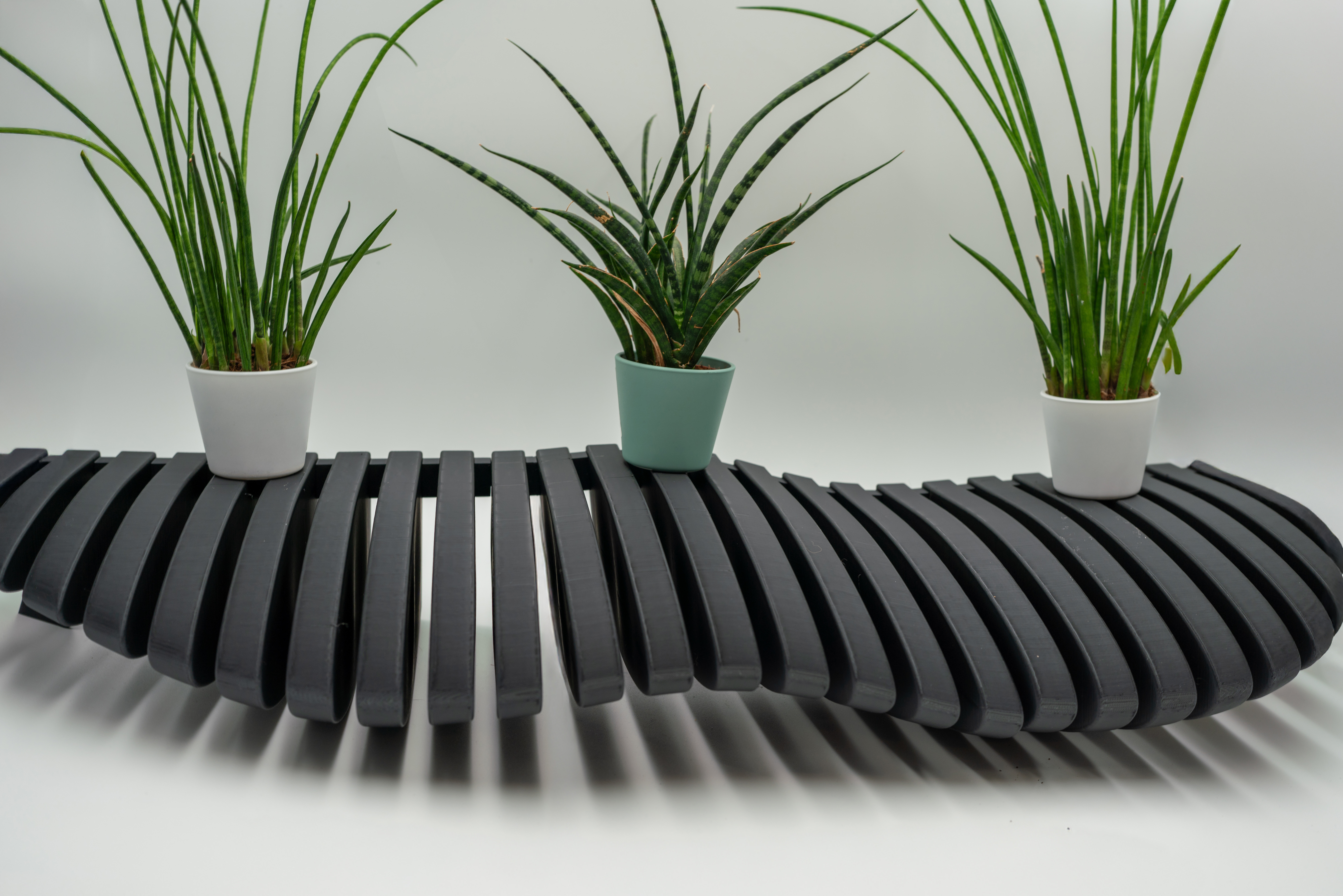 Thin 71cm wavy ribs shelf - photo 2