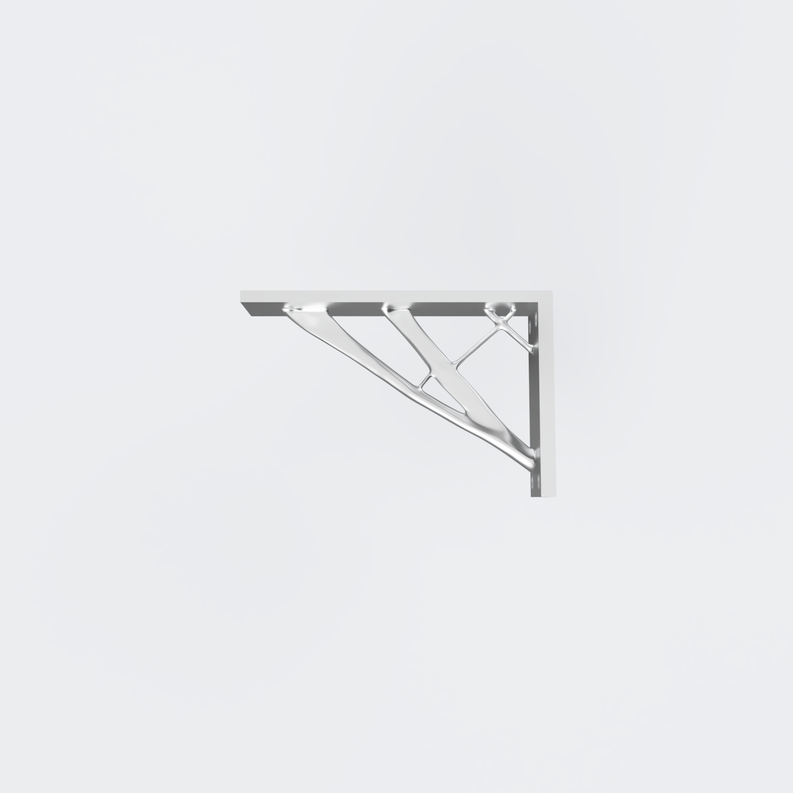 Simple shelf support / mount made with regenerative design / f3d and step files, so you can fit it your needs! - photo 2