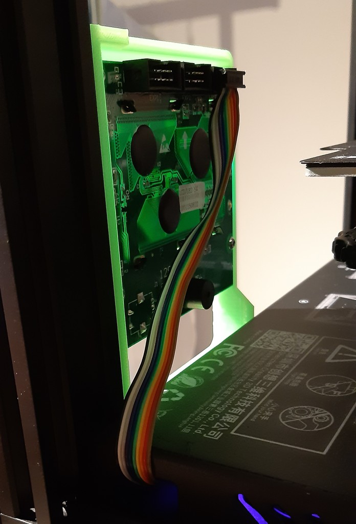 Ender 5 Pro Screen Relocate Bracket Modified - photo 4