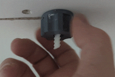 Level drywall repair with break away screws - photo 3