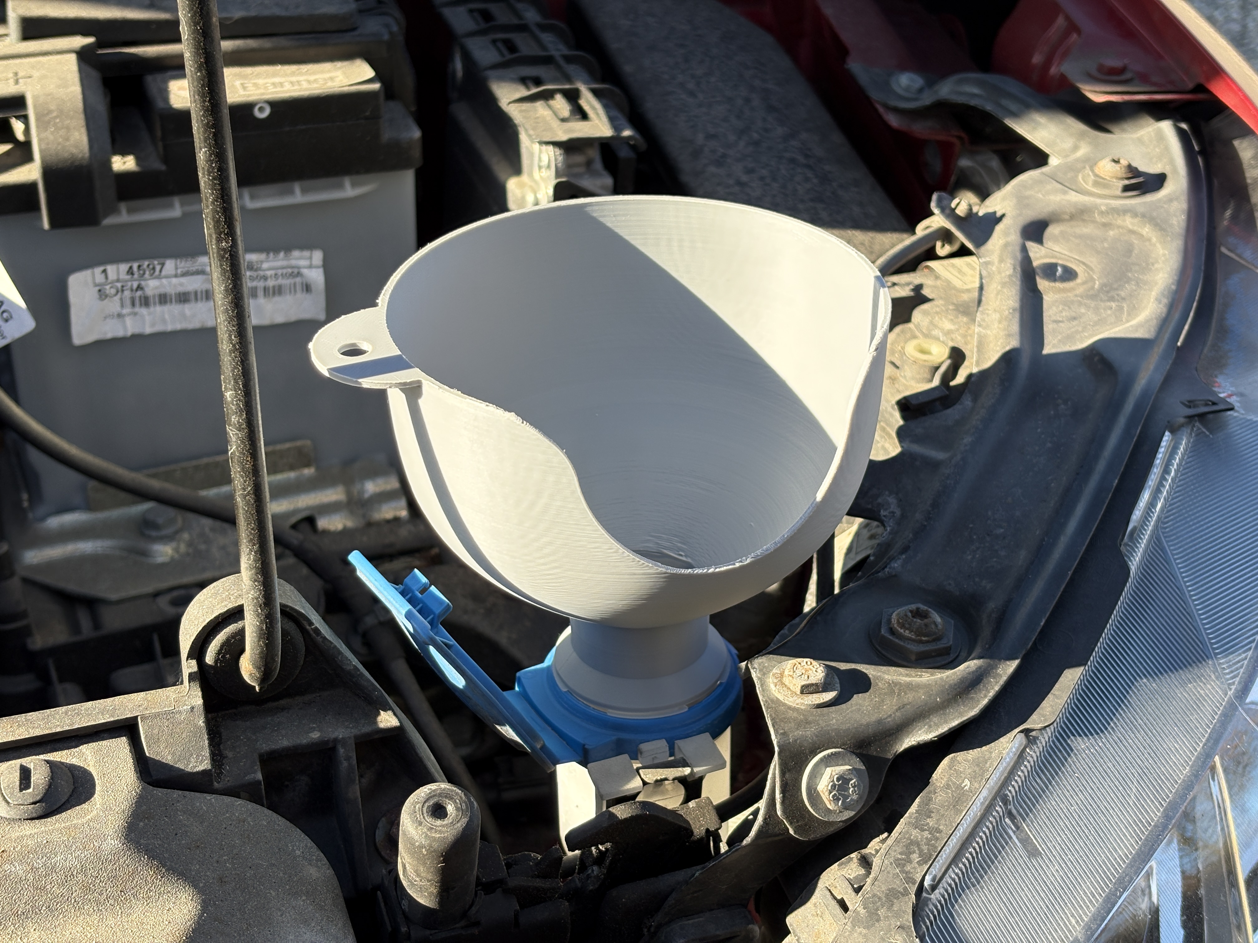Windshield washer fluid funnel for VW / Audi / Skoda / Seat - photo 2