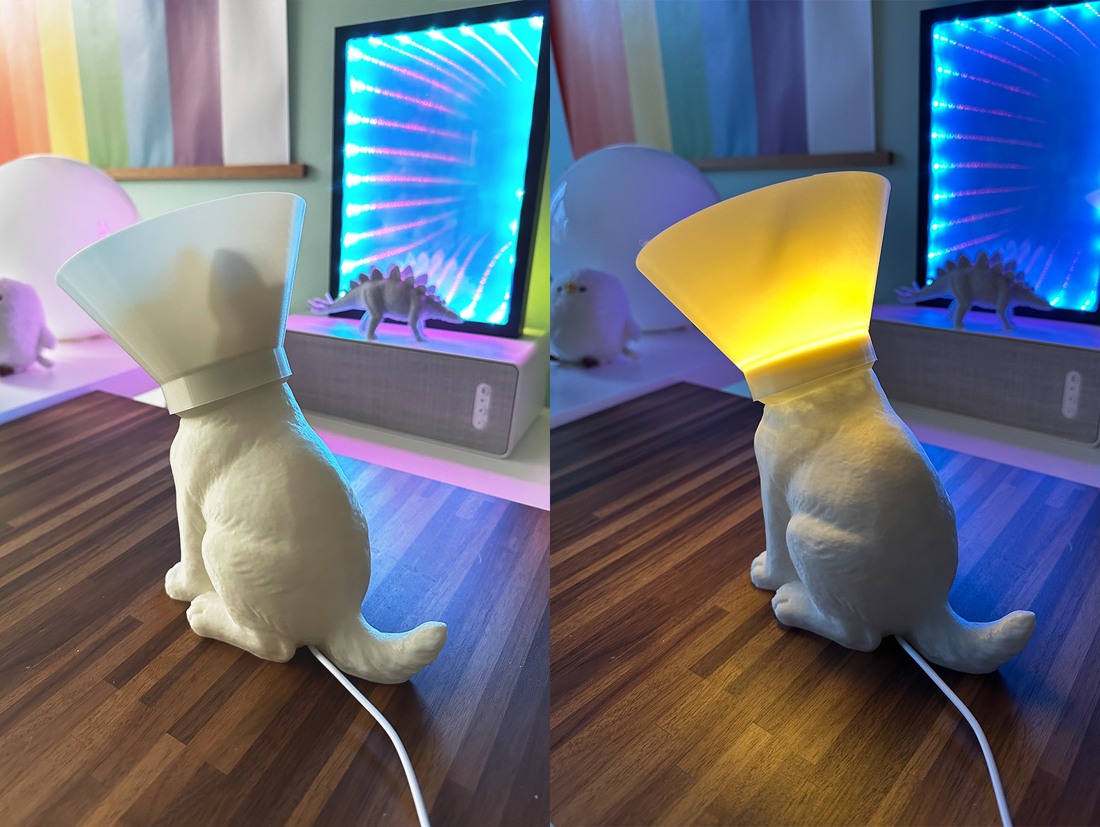 Cat "cone of shame" Lamp - photo 2
