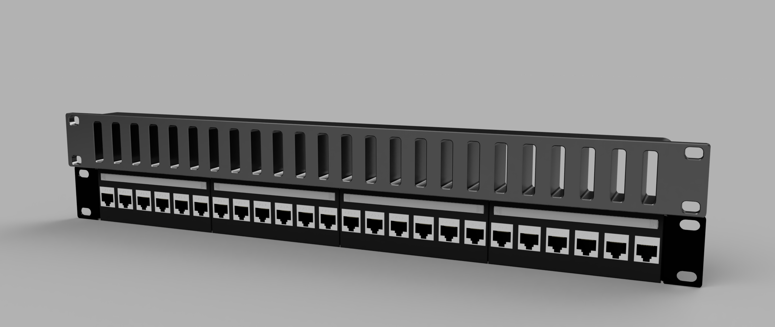 19" Rack cable management 24 slot - photo 2