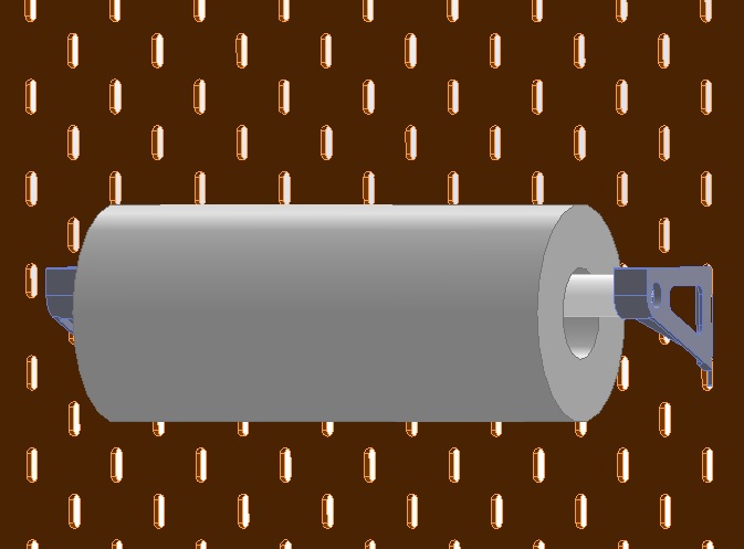 SKADIS Pegboard Kitchen Roll holder (REMIX)