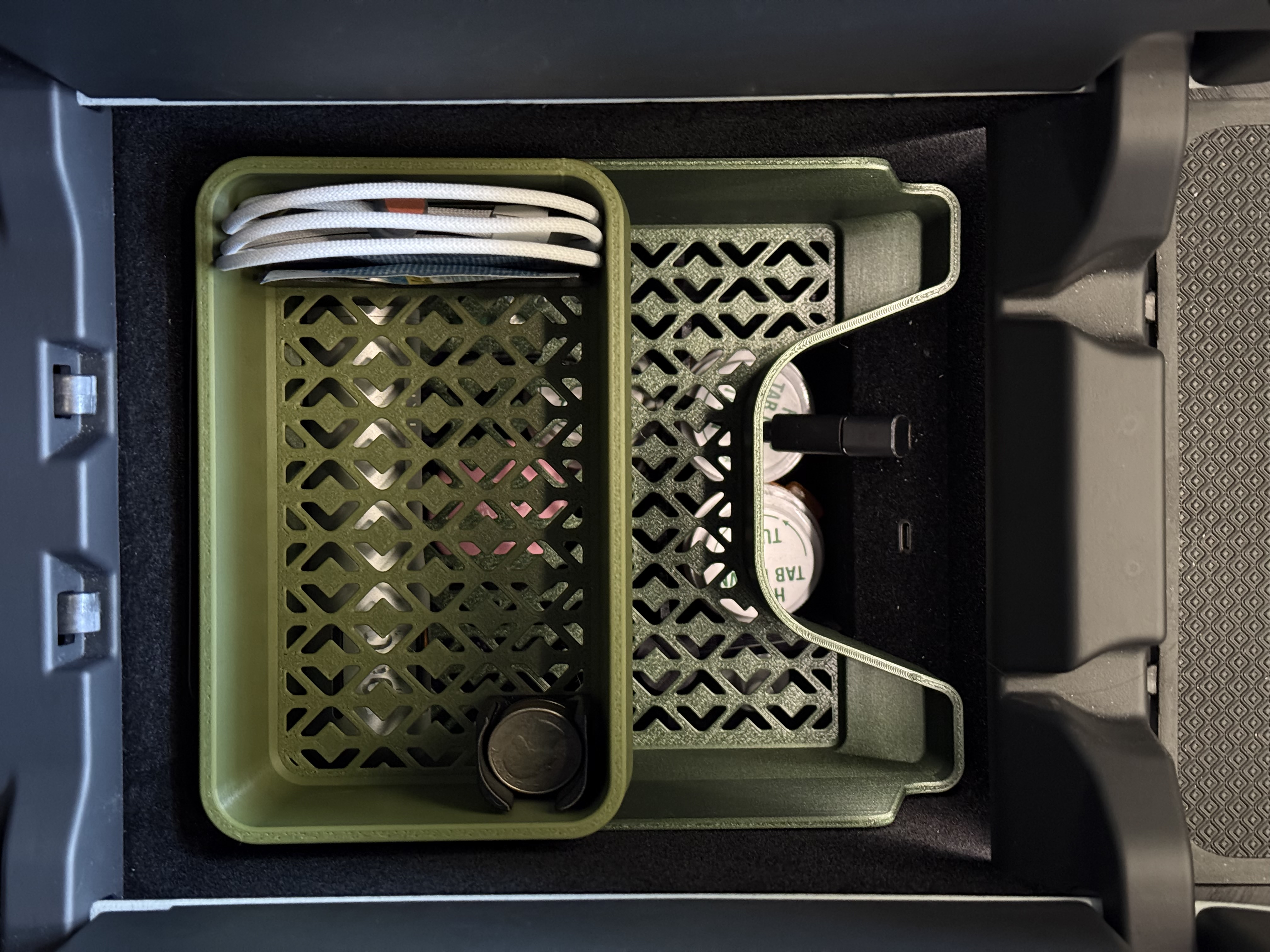 Rivian Customizable Console Organizer - photo 3