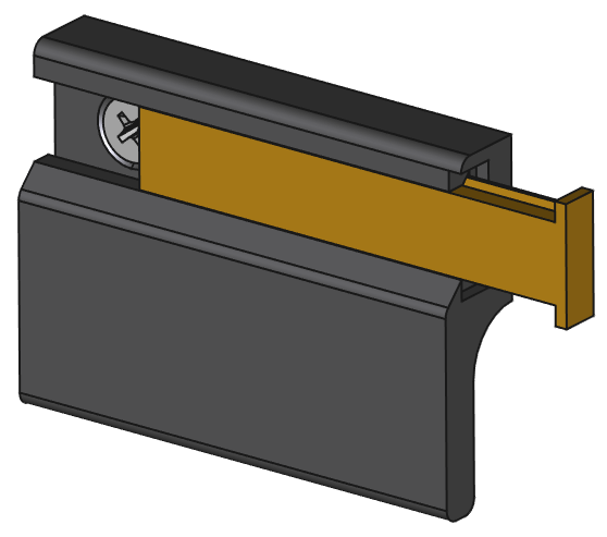 Balcony door handle with cover (unbreakable!) - photo 3