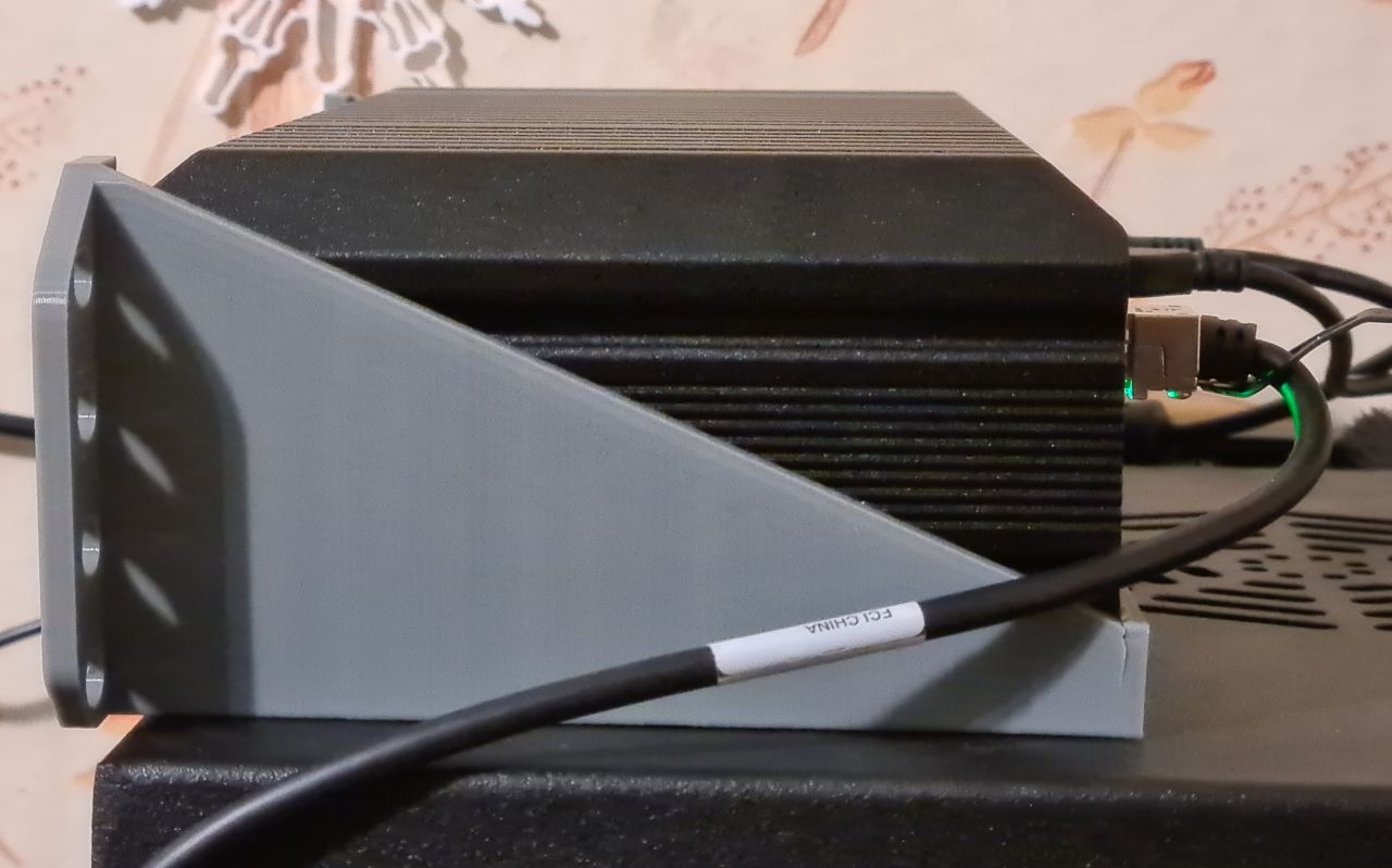 10" inch rack shelf for server/PC Qotom series Q203* in New design (for example Qotom Q20331G9) - photo 4