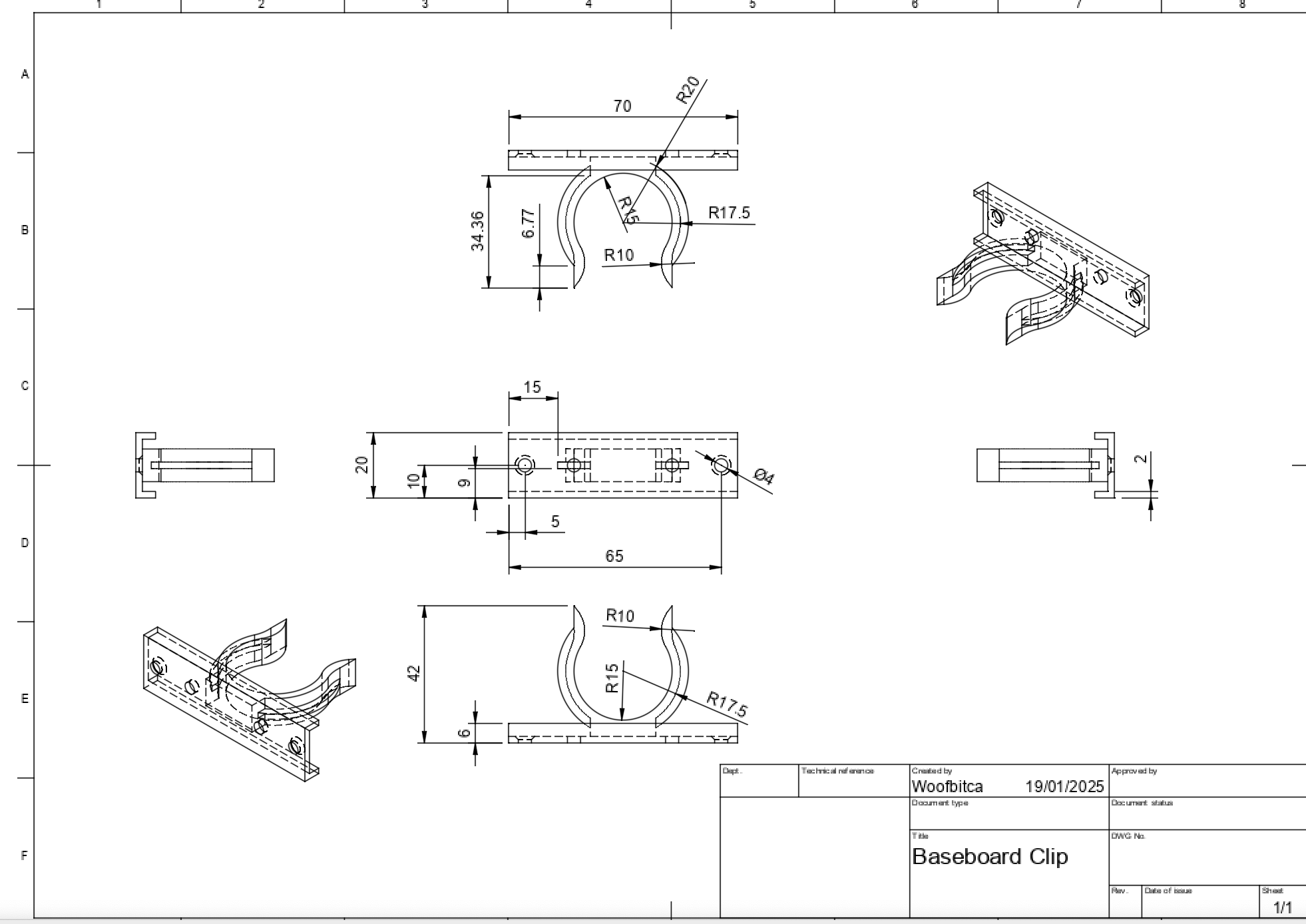 Kitchen Baseboard Clip - photo 2