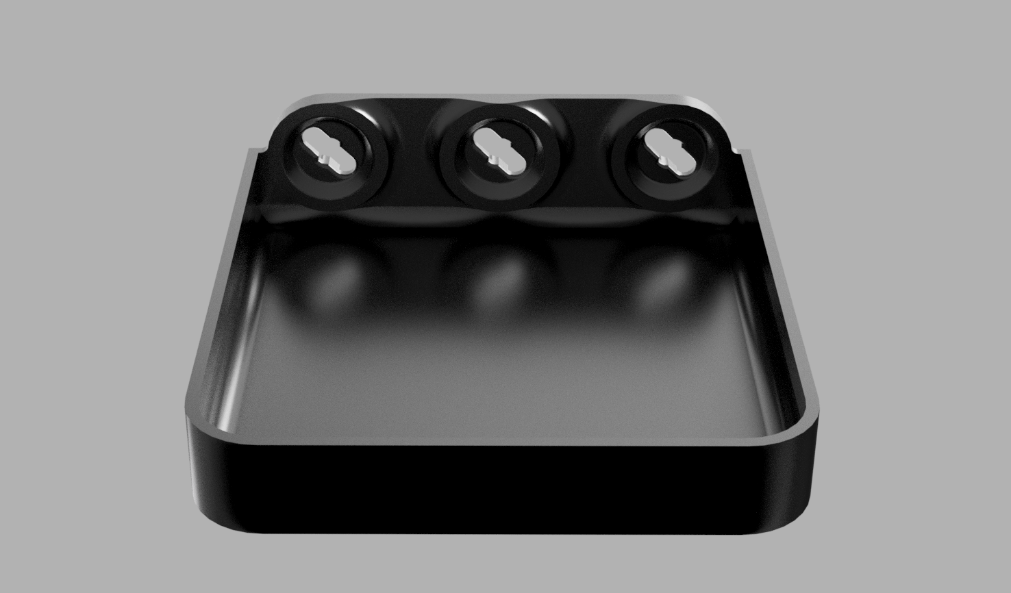 Skadis 10x10cm Tray (Remix from jarkman) using T-Clip