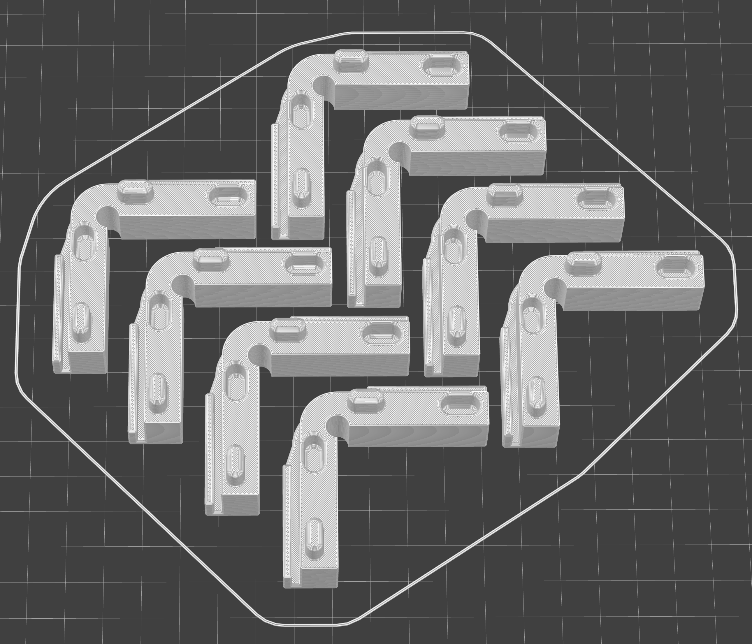 Corners clamp for cargo straps multiple angles 26mm - photo 3