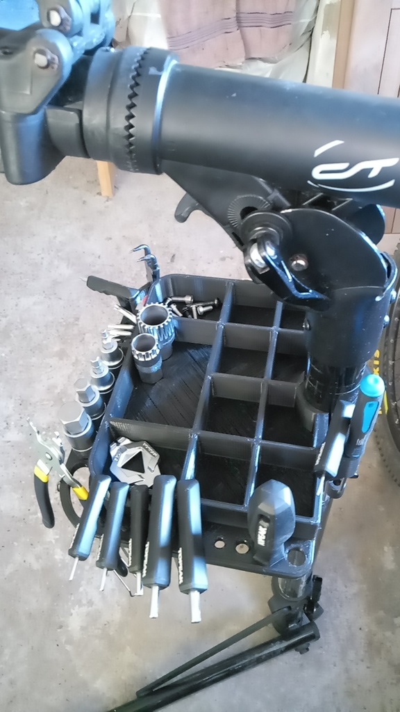 Tool Tray for Contec Rock Steady Bike Repair Stand or any 44mm Tube/Pole/Pipe - photo 4