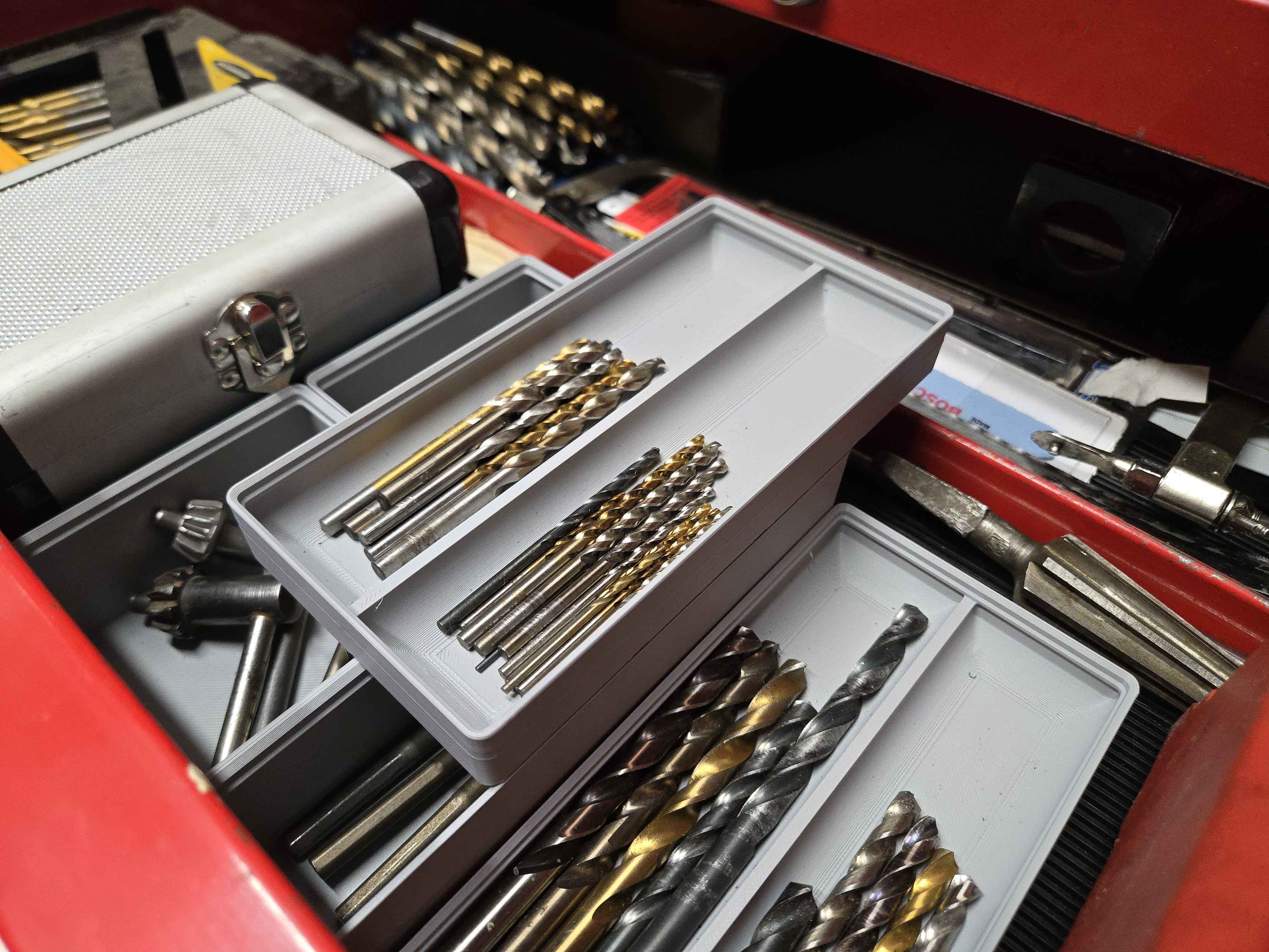 Gridfinity Drill Bit Storage