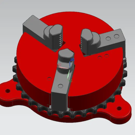 round vice - 3 point clamp
