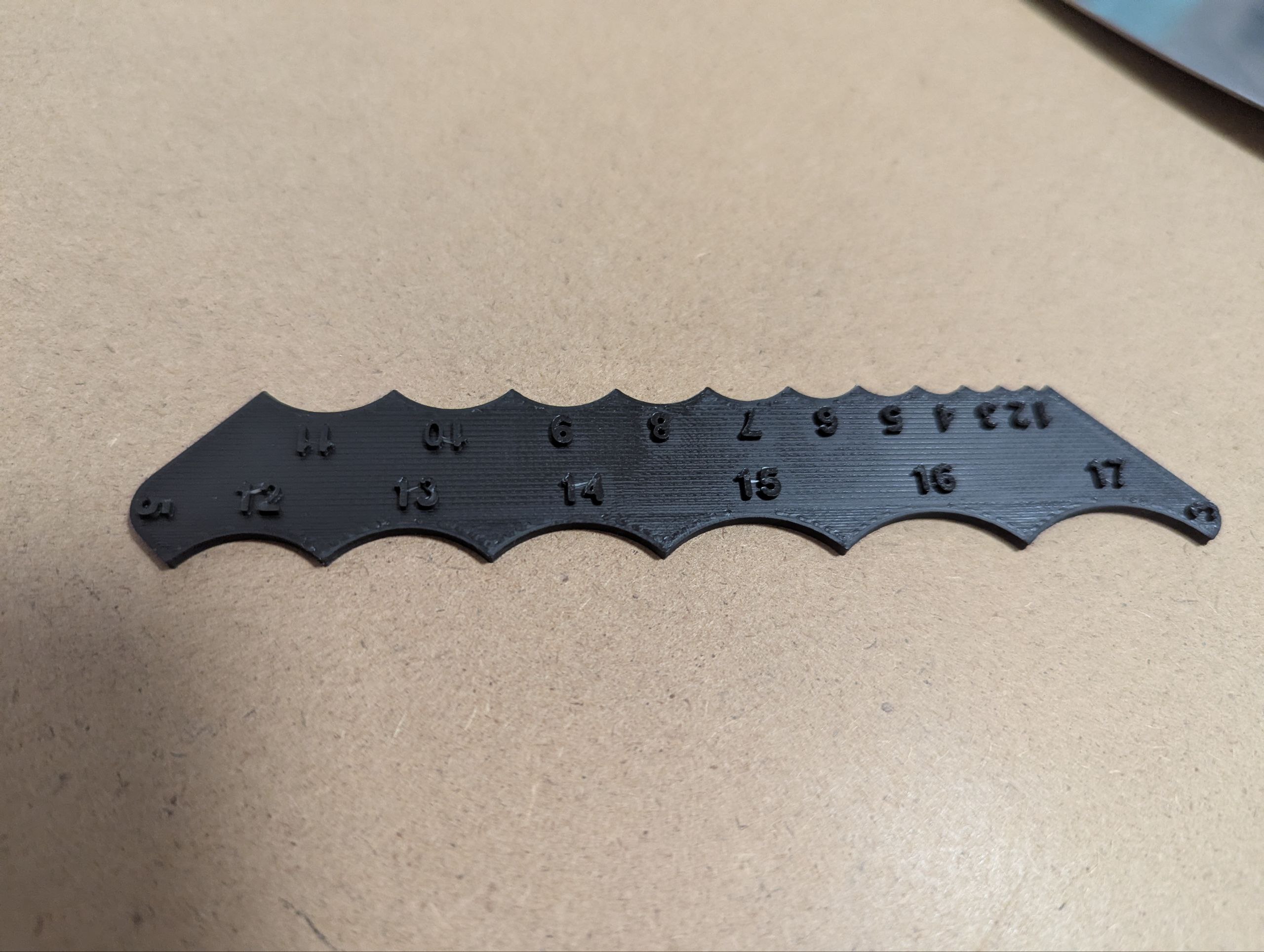 Rounded Edge Measuring Tool | Extended Fillet Gauge | Curve Checker - photo 4