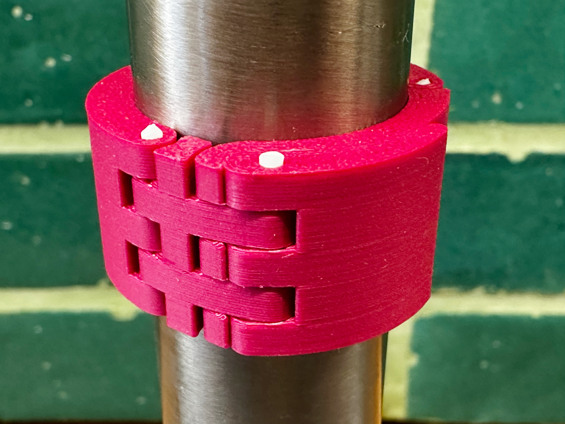 Parametric pipe clamp with quick release, fully adjustable in FreeCAD - photo 4