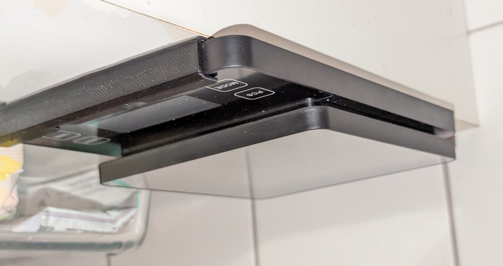 Kitchen Scale Under-cuppboard Holder