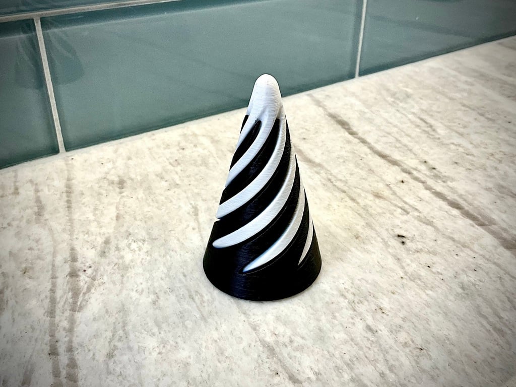 Ultra Durable Cone Fidget Passthrough Spiral Toy