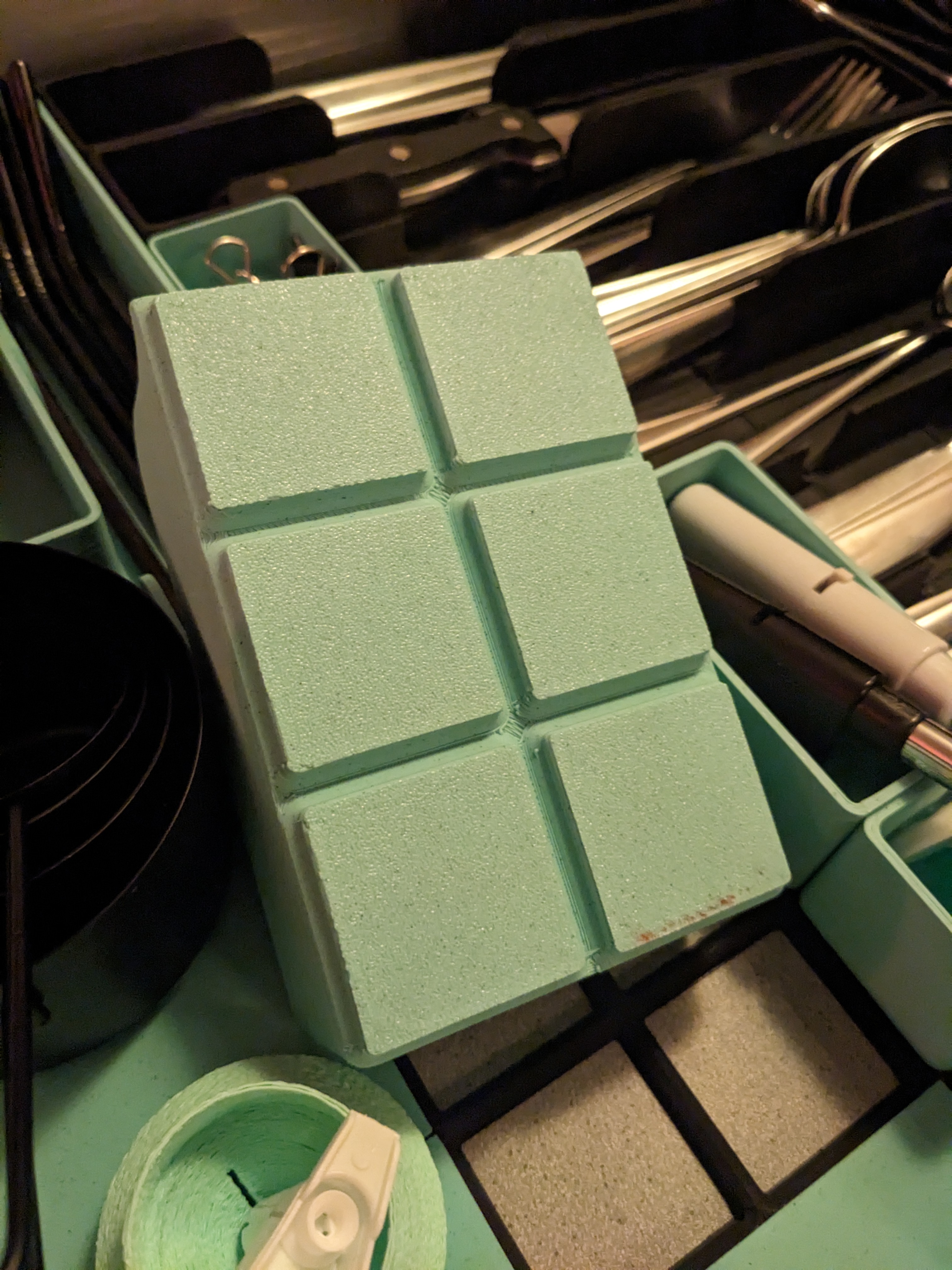 Gridfinity kitchen collection endcaps - Reduced height & solid base - photo 2
