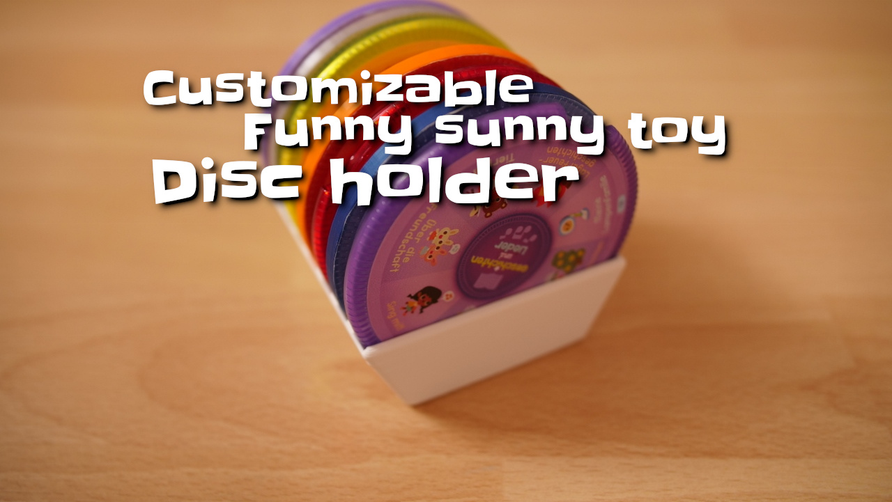 Funny Sunny toy disc holder