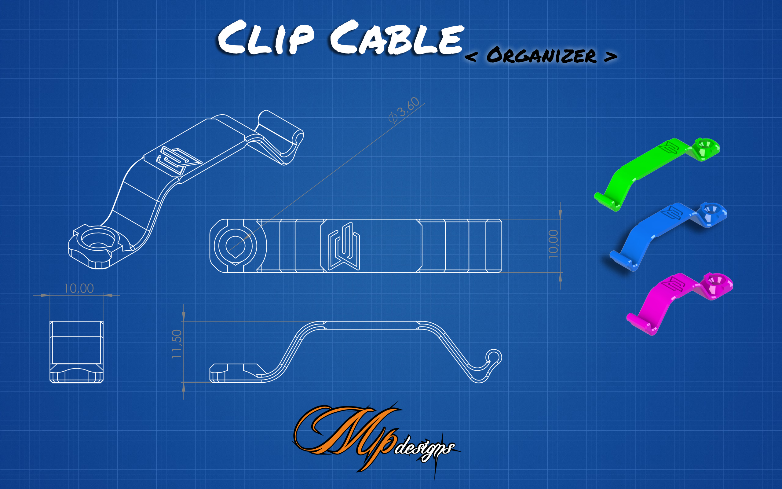 Cable CLIP Organizer