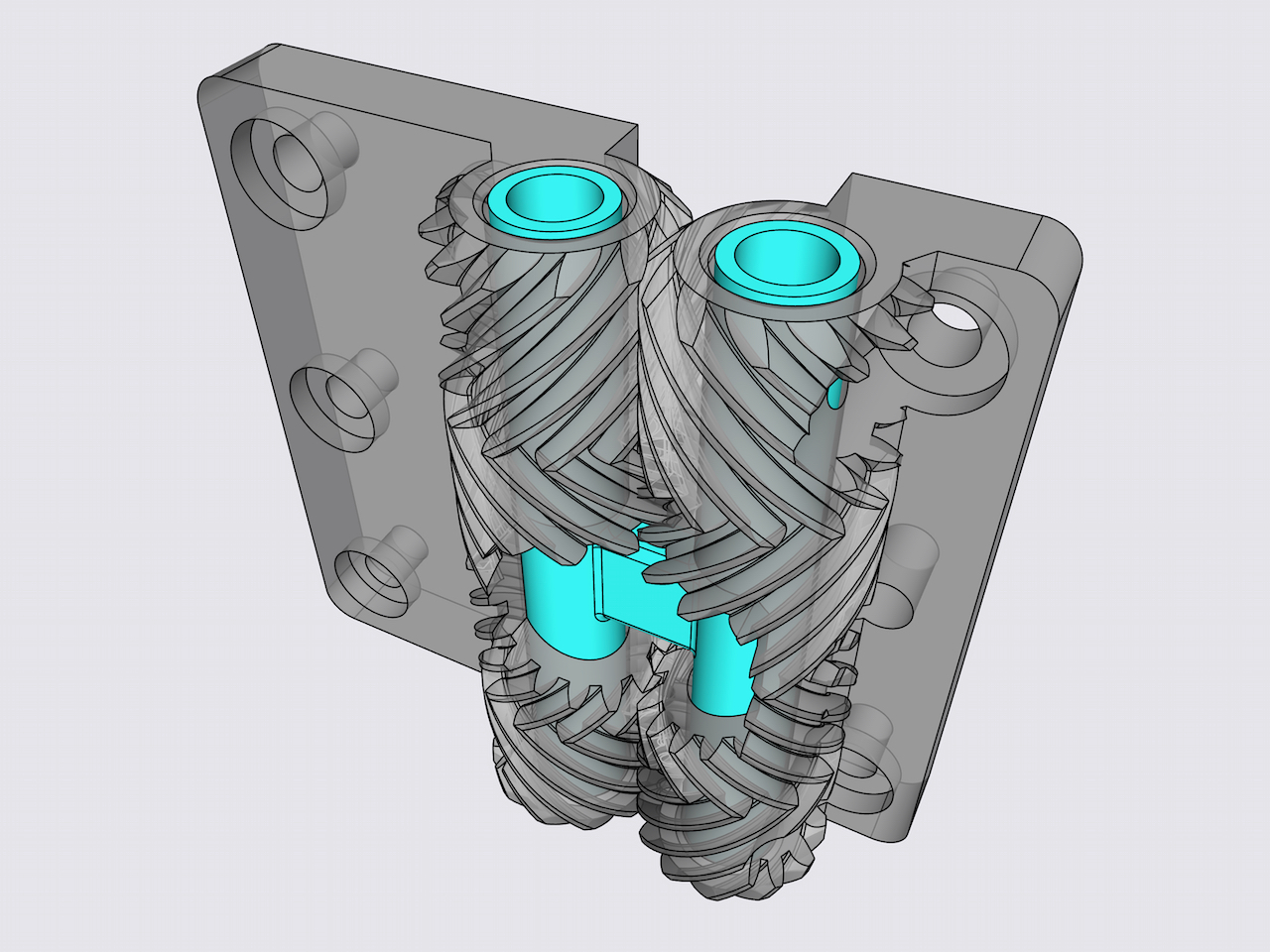 Remixed Print in Place Geared Hinge v2 - photo 2