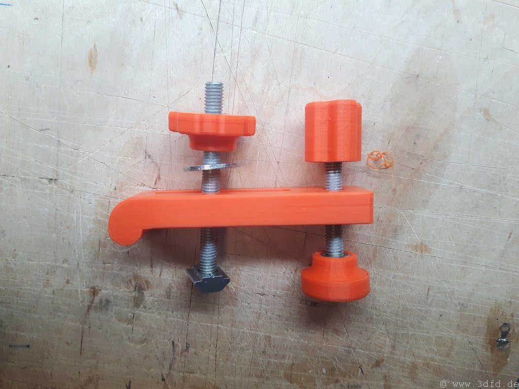 Clamp holder for a 3018 CNC milling / engraving machine Ver.2 - photo 3
