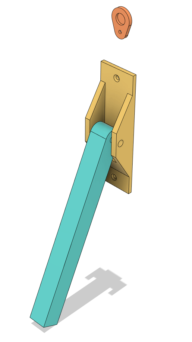 Shed door latch - door stopper
