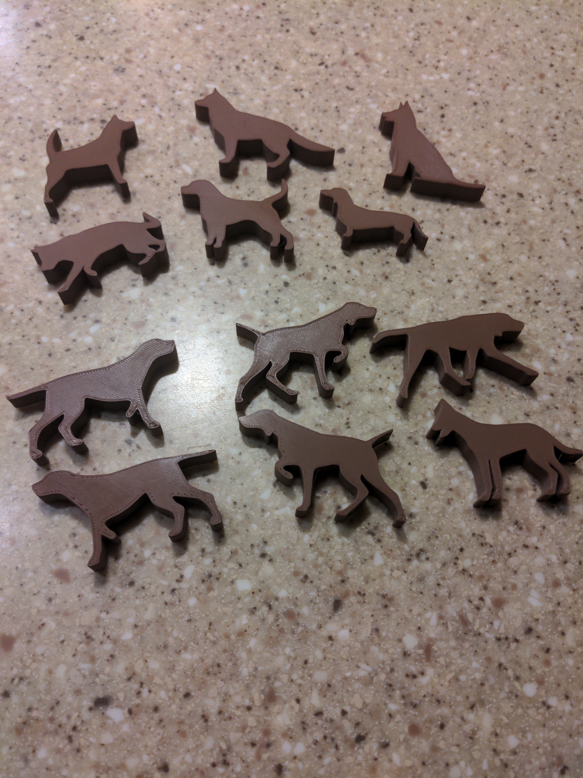 Dog Silhouettes (Meeple for Dog Lover Board Game) - photo 4