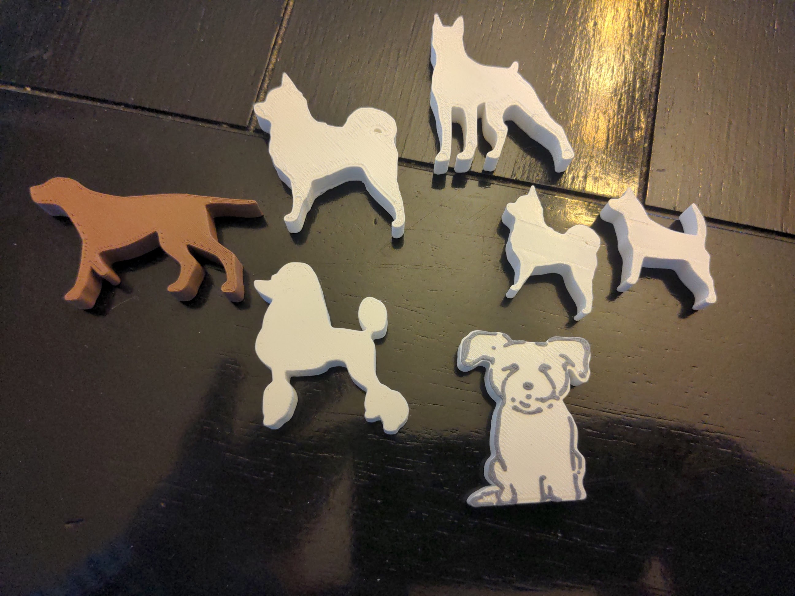 Dog Silhouettes (Meeple for Dog Lover Board Game) - photo 2