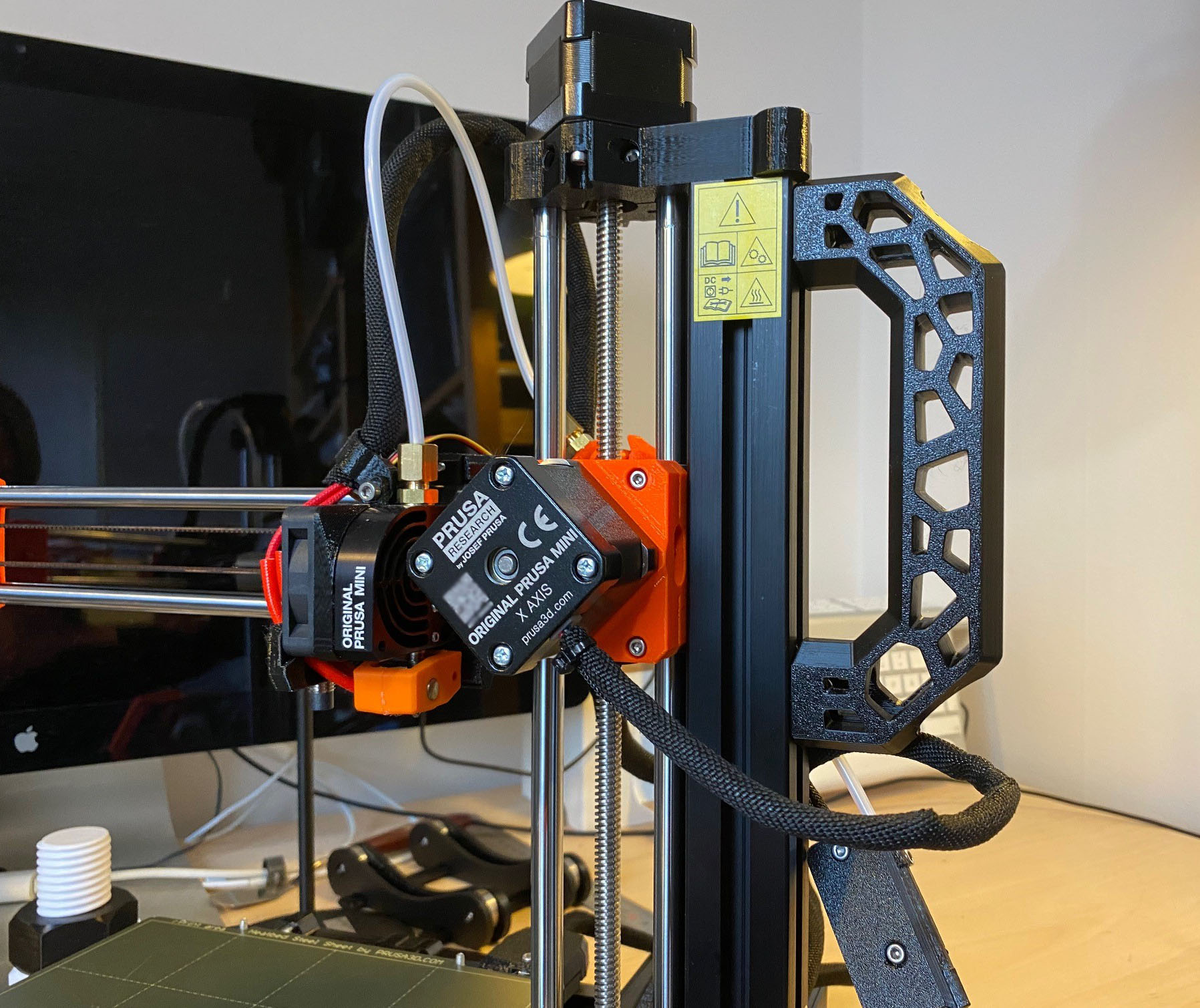 Voronoi pattern handle for Prusa Mini(+)