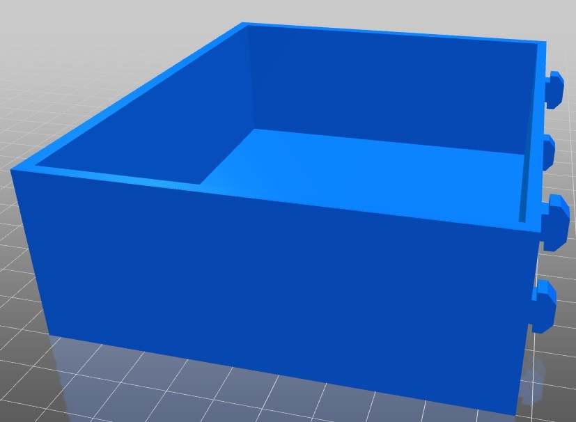 Slide on Plain Ender 3 side storage box for tools, etc - photo 2