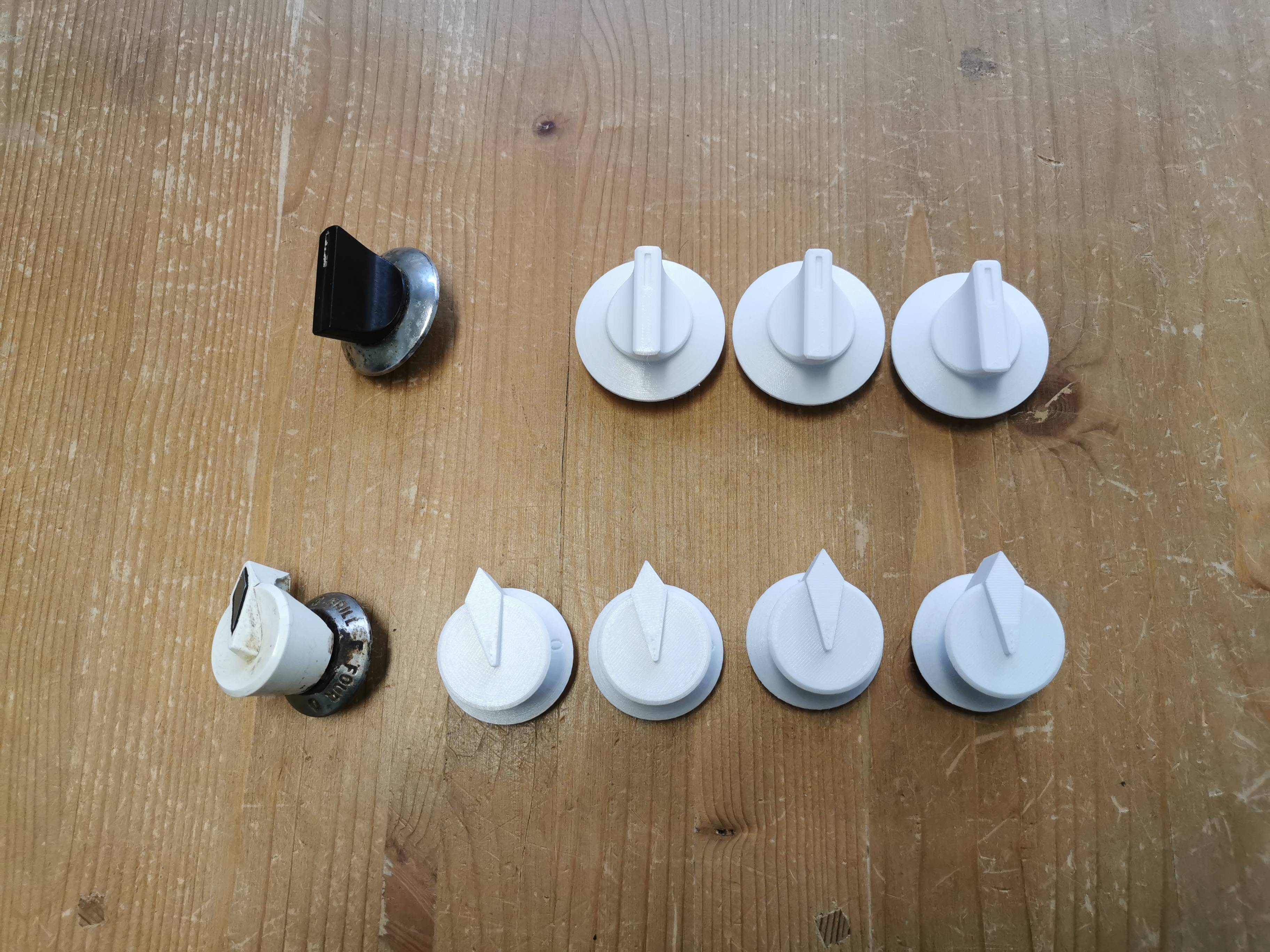 Différents boutons / kitchen buttons