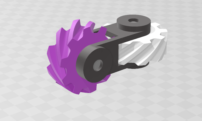 crosed helical gear