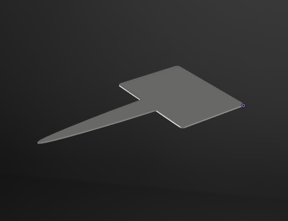 Garden Label 6x4cm - single stake