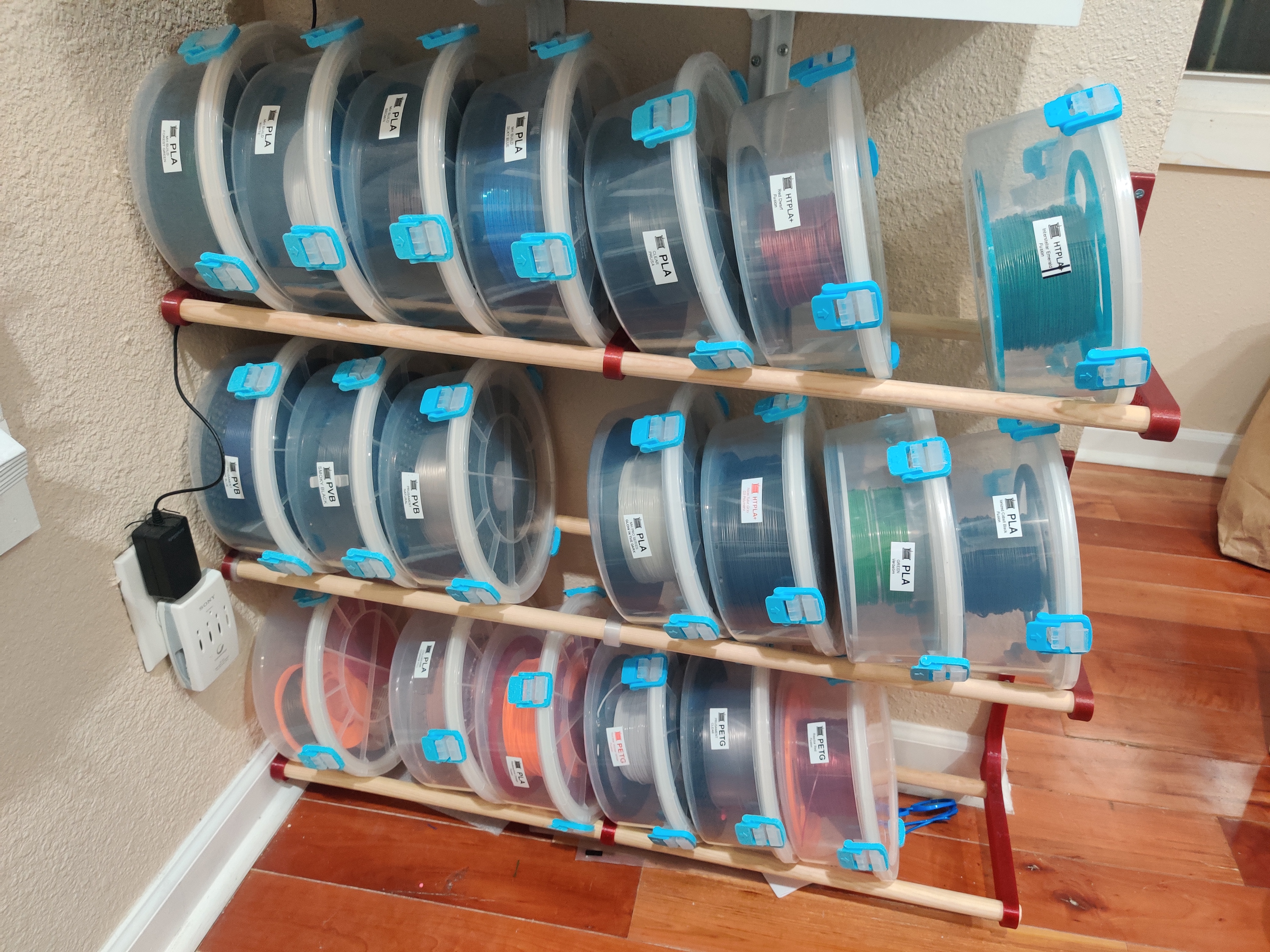 Filament Storage Rack System