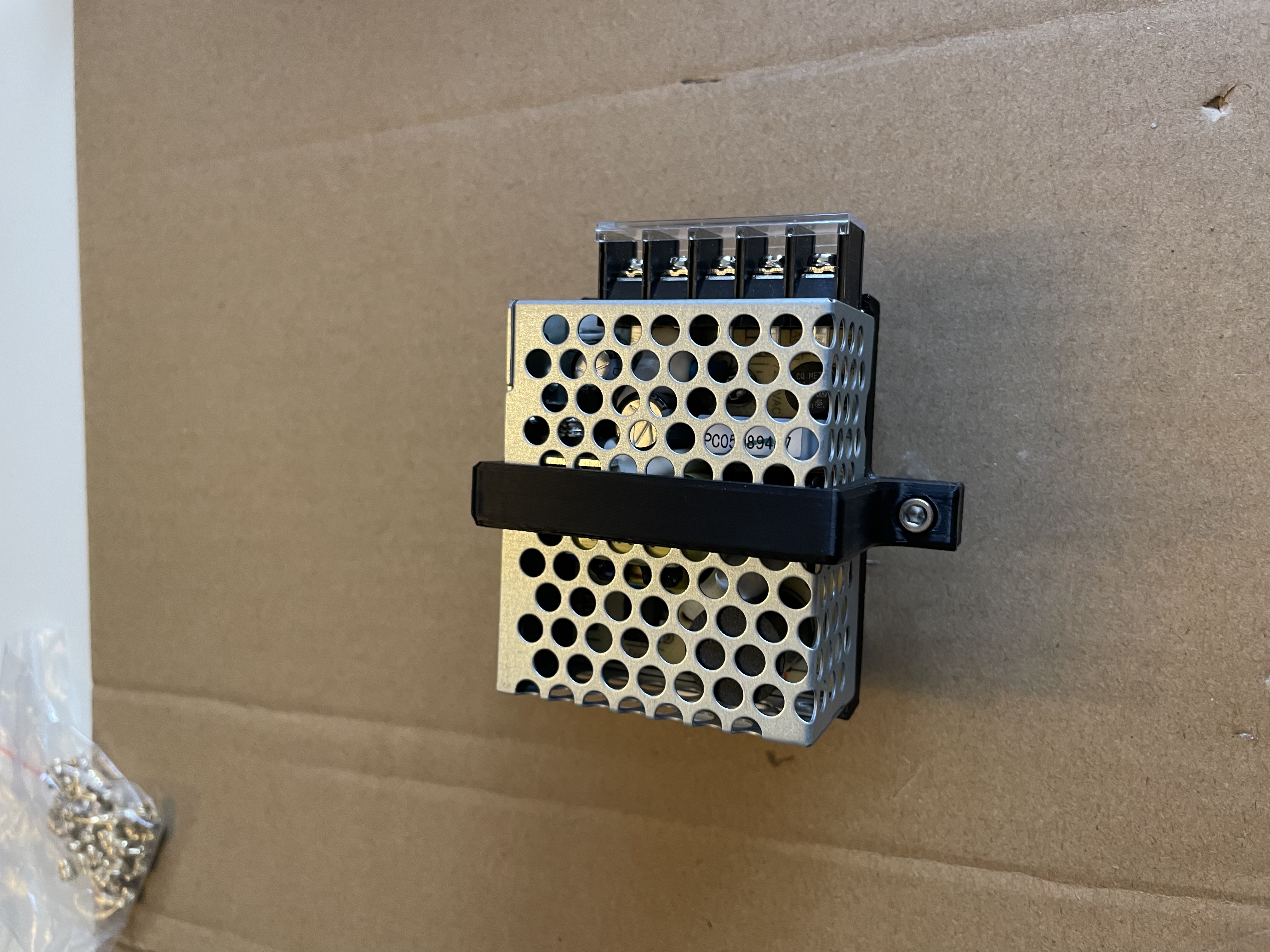 Meanwell psu rs-15 / rs-25 din rail clips mount