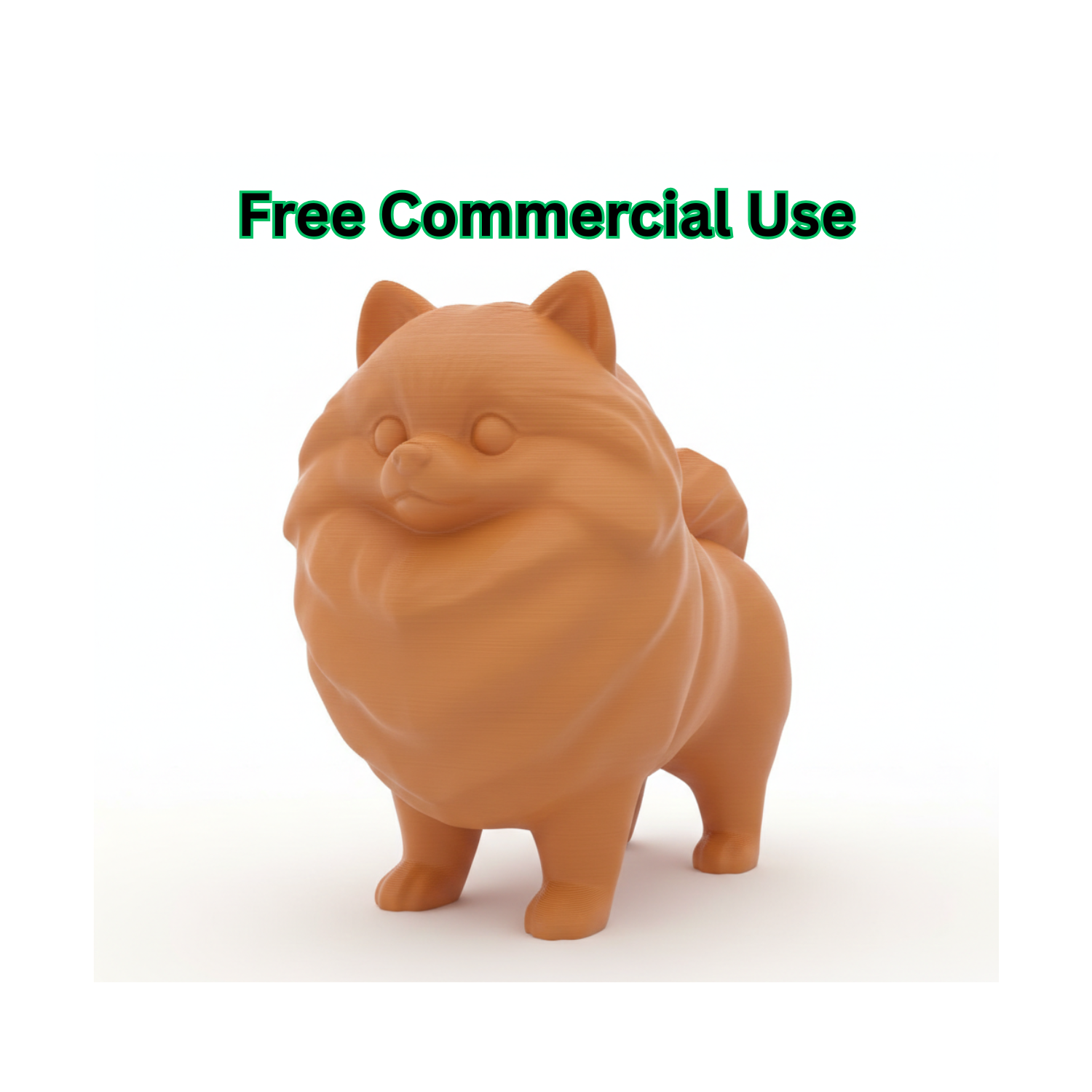 Pomeranian Dog Figurine